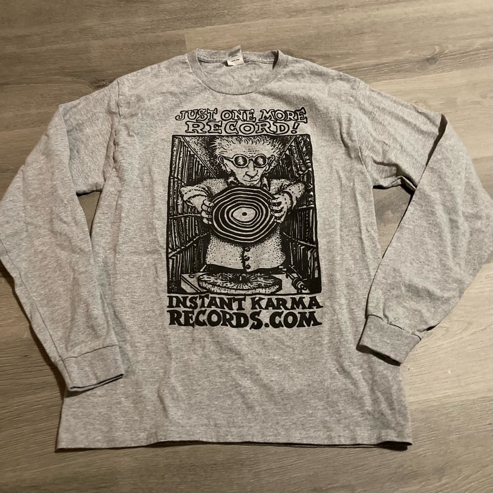 Instant Karma Records long-sleeved tshirt, M